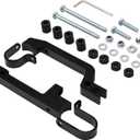 MULAN 34450 Handguard Snowmobile Mount Kit Compatible with Sentinel and Fuzion Hand Guards Only - Black