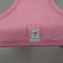 PHOEPET No Pull Dog Harness, Unique Colors Reflective Adjustable Dog Vest, with Soft Training Handle Metal Clips for Small Medium Large Dogs (Baby Pink Base & Grey Straps,M)
