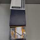 Forbena Navy Blue Floating Book Shelves for Nursery Boy, Decorative Wall Bookshelf for Kids Room, Small Wood Floating Shelves Wall Mounted for Boys Bedroom Bathroom (Set of 4, Blue) (16.5 Inch)