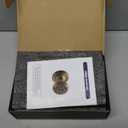 Antique Brass Door Knob with Intricate Floral Design  Privacy Handles Elegant and Durable for Interior Doors, Classic Vintage Look for Home or Office Decor(Antique Brass, Privacy-2.75 in)