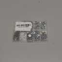 390Pcs M4 x 5mm /6mm /8mm /10mm /12mm /16mm /20mm, M4 Phillips Pan Head Machine Screws Washers Nuts Assortment Kit, Metric 304 Stainless Steel Pan Head Fully Machine Thread Screws Bolts