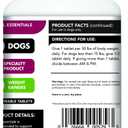 VetriScience Kidney Health Chewable Tablets, Renal Essentials Supplement for Dogs, Urinary Tract and Kidney Support with Mushroom, Astragalus Root, Nettle Seed and Herbs, Smoke, 60 Count