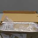 YASONIC Shower Caddy Corner, 3-Pack Adhesive Rustproof Stainless Steel Shower Shelves with Soap Holder, No Drilling Shower Organizer Corner for Dorm, Renters Bathroom, White