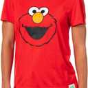 Sesame Street Women's Face Tossed Print Sleep Pajama Set Shorts,Large