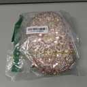 Rhinestone Clutch Purses for Women Evening Wedding Formal - Round Pearl Clasp Handbag - Crystal Diamond Bag