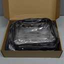 9 Packs Clear PVC Toy Storage Bags Include 6 Pcs Large and 3 Pcs Medium Toy Organizer Bags with Labels, Portable Handheld Zipper Bags for Organizing Board Game, Building Blocks, Puzzle, Kids Books