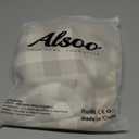 Alsoo Checkered Tablecloth Square Cotton Linen Fabric Gingham Table Cloth Buffalo Plaid Table Cover with Tassel Wrinkle Free Washable for Kitchen Dining Picnic, Beige and Cream, 55X55''