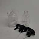 FANSTINOW Plastic Spray Bottles for plant - 10oz/ 300ml - Mist Stream - No Clog No Leak, Easy to Grip with Adjustable Nozzle for Hair, Cooking, Cleaning - BPA Free