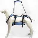 Coodeo Dog Lift Harness, Full Body Support & Recovery Sling, Pet Rehabilitation Lifts Vest for Old Dog with Arthritis Walk(Bule,S)