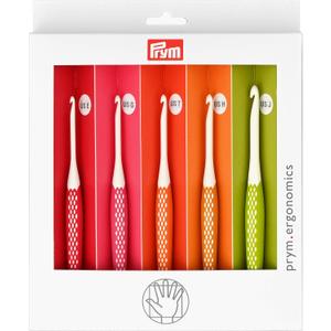 Prym Ergonomics Crochet Hook Set, Small (E, G, 7, H, J)