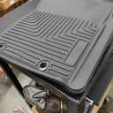Husky Liners Weatherbeater Floor Mats | Fits 2005-2015 Toyota Tacoma, Double & Access CAB ONLY; 2005-2014 Tacoma Standard CAB | Front Row, 2-pc Black - 13941