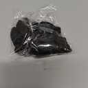 LULUSILK Black Silk Scrunchies for Hair Sleep, 100% Real Mulberry Silk, No Damage Hair Ties for Women and Girls, Pack of 3