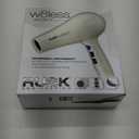 RUSK Engineering W8less Professional 2000 Watt Dryer, 7 Speed Settings, Lightweight. (1 Count (Pack of 1), White)