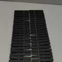 Mr. Pen- Natural Wood Clothes Pins, 50 Pack, 2.9 Inch, Black, Rust Resistant