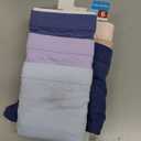 Hanes Women's Organic Cotton Panties Pack, ComfortSoft Underwear, 6-Pack , Size 6