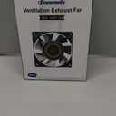 DEWENWILS 2 Pack 120V AC Fan, Waterproof Exhaust Fan 120mm, 13W 2800RPM 60CFM, DIY Cooling Fan for Refrigerator, Computer Case, Compressor Engine, Generator, UL Listed