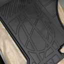 KEMIMOTO Front Floor Mats Compatible with Polaris Ranger SP 570/Crew SP 570 2022-2025, Rubber Anti-Slip Floor Liners TPE Slush Mats 570 Accessories Replace #2889186