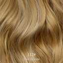 KooKaStyle Invisible Wire Hair Extensions with Transparent Headband Adjustable Size 4 Secure Clips Long Wavy Secret Wire Hairpiece 20 Inch Honey Blonde for Women