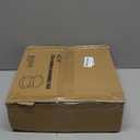 KLM 12" Wood Lazy Susan, Rotating Spice Rack, 2 Tier Spice Turntable Organizer, Industrial Turntable Spice Holder, for Kitchen Countertop and Cabinet, Compact and Versatile, Rustic Brown