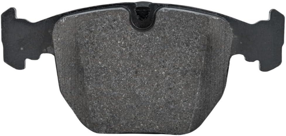 Wairau 1pc Disc Brake Pad Set Front Side Semi Metallic Low Ceramic Slotted Nao Compatible with BMW X5 3.0i 2001-2006 & 4.4i 2000-2006|BMW 740i Base 1995 1997-2001|BMW 740iL Base 1995-2001