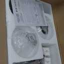 Modern Semi Flush Mount Ceiling Light, 3-Light Glass Globe Ceiling Light Fixture, Matte Black Mid Century Sputnik Chandelier for Living Room, Bedroom, Hallway, Kitchen (Blub Included)