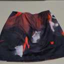 Bodycon Mini Skirts for Women Low Waist Slit Hem Skirts with Shorts Underneath Skorts (X-Small, Black-3)