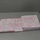 3-Piece Pink Unicorn Pendant Sheet Set | 1 Twin Flat Sheet, 1 Twin Fitted Sheet & 1 Queen Pillowcase | 100% Softly Brushed Microfiber Polyester | Soft, Smooth & Durable | Ideal for Kids