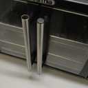 Gourmia Toaster Oven Air Fryer Combo 17 cooking presets 1700W french door digital air fryer oven 24L capacity accessories, convection rack, baking pan tray recipe book GTF7460,Large,Black