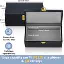 Samfolk Faraday Box with Faraday Bags for Car Keys, Car Key Signal Blocking Box, Keyless Entry Car Key Safe Protector Anti-Theft Shielding Cage
