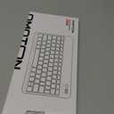 OMOTON Large Print Bluetooth Keyboard for iPad iPhone Windows Tablets - 7 - Color Backlit with Enlarged Keycaps, Rechargeable Wireless Keyboard for iPad 10th/9/8/7, iPad Pro Air Mini etc (Black)