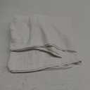 Sheer Curtains 54 Inch Length, Light Filtering Rod Pocket Muslin Natural Linen Curtain 54 Inches Long for Master Bedroom Sunroom Farm House Kitchen 2 Panels Set, Cream