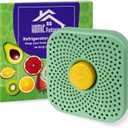 2 x Fridge Deodorizer 1PackMore Effective Than Baking SodaRechargeable Refrigerator Deodorizer Made of zeolite 8-12 Months Long-Lasting Freshness for Fridge