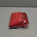 Smiry Velvet Seat Covers for Dining Room Chair Set of 4, Stretch Fit Removable Washable Chair Seat Cushion Protector Slipcovers with Ties, Red