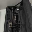 CAHAYA Bb Trumpet Instrument Trompeta: Student Trumpet with Hard Case 7C Mouthpiece Gloves Standard Trumpets for Beginners or Advanced Students Black