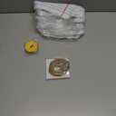 Frienda 24 Pcs Teacher Appreciation Gift Bags with Measuring Tape Ribbon Thank You Tags Clear PVC Notebook Style Gift Bags with Handle for Graduation End of Year Back to School Classroom Celebration