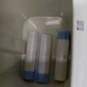 rejomiik Small Bathroom Trash Can with Lid 2.1 Gallon Soft Close Step Slim Garbage Can Waste Bin for Office, Bedroom, Kitchen, Cream