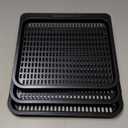 3 Pcs Cooking Trays for Instant Vortex Plus 10 Quart, Nonstick Replacement Mesh Cooking Rack for Power XL Chefman Innsky CROWNFUL 10.6 Quart Air Fryer Oven
