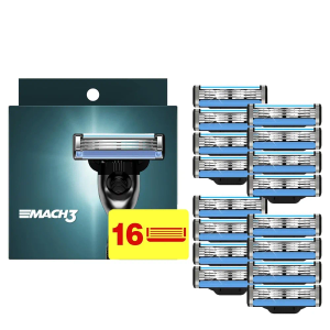 Gillette Mach3 Razor Blades for Men, 3-Blade Razor Refills, 15 Count Gillette Mach3 Razor Blades for Men, 3-Blade Razor Refills, 15 Count