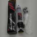 Thorstone 200cc Automotive Fluid Extractor Pump, Manual Oil Change Syringe with 50cm Rubber Hose & 2pcs 22cm PVC Suction Tubes