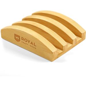 ROYAL CRAFT WOOD Cutting Board Stand for Cutting Board Sets, Chopping Boards Rack Organizer that Holds up to 3 Cutting Boards to 0.6 Inches Thick