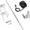 onlyfire 6014 Stainless Steel Rotisserie Kit for Weber 7614 Spirit 200/300 Series Grill, DO NOT FIT Spirit Series Grills Manufactured Since 2025
