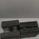 Set of 8 Ribbed Glassware, 4 Large Glasses 13 oz, 4 Rocks Glass Cups 10 oz