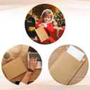 50 Pcs Kraft Bubble Mailers 3 Size Padded Envelopes Kraft Poly Mailers Bubble Lined Shipping Envelopes Mail Shipping Bags for CDs Book Business Supplies (Natural)
