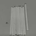 Glass Sticks 100pcs/lot 10200MM 6.5"/Round Crystal Glass Rod Prism DIY Chandelier Crystal with Single Hole Home Curtain/Lighting Accessories - (Color: Transparent/Size: 200mm)