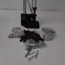 Bonvoisin Fabric Button Maker, Cloth Cover Button Press with 3 Molds(18 22 28mm), Fabric Covered Button Maker Kit with 300Pcs Button Shells