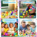 200 Pcs Prefilled Easter Eggs with Toys Inside,Easter Basket Stuffers,Surprise Easter Egg Fillers,Easter Toys Bulk,Easter Egg Hunt,Prizes Classroom Events,Easter Gifts,Eggs Fillers,Easte Party Favors