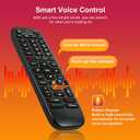V6 Plus Remote Fit for Vseebox V6plus Remote Control Compatible with vSeeBox V5 Pro,Vsee Box V3 Plus,V3Pro,Intelligent Bluetooth Voice Remote with Backlight