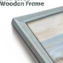 Beach Framed Wood Wall Art, Coastal Boat Picture Decor, 24x12 Inch