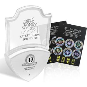 2026 New Electromagnetic Field Protection with 12Pcs EMF Stickers Blocker, EMF Blocker for Home, Office, Library, Coverage Area Up to 2000 Square Feet Per Level