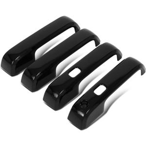cciyu Black ABS Door Handle Cover Exterior Decoration for 2017-2022 for Ford for F-250/For F-350 Super Duty,2017-2022 for Ford F-450/For F-550 Super Duty, Door Handle Cover Car Accessories(4PCS)